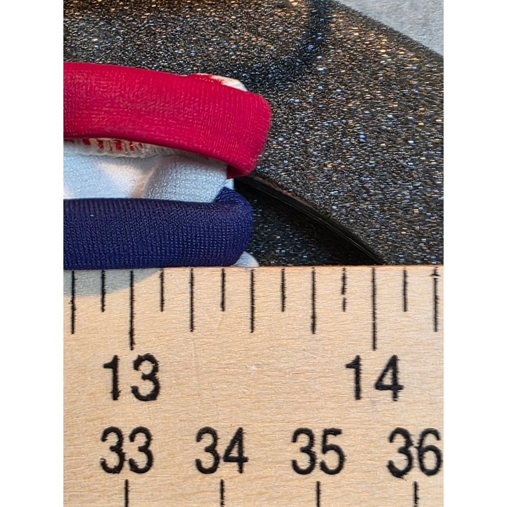 Xhilaration Red White Blue Striped Strappy Bikini Bottom XS 533052 Distressed - Picture 7 of 10